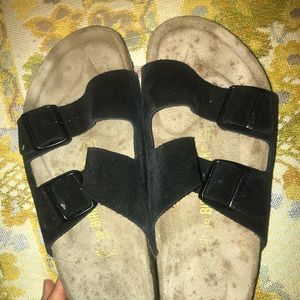 Suede Birkenstocks